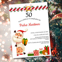スペインのサンタ＆クラウス夫人 クリスマス50歳の誕生日