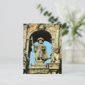 スペインのサンティアゴ・デ・コンポステーラ大聖堂セントジェームズ ポストカード (スタンド正面)