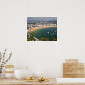 スペインのサン・セバスチャン。サンのバスク様式の都市 ポスター (キッチン)