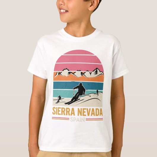 スペインのシエラネバダ Tシャツ (正面)
