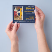 スペインのシースペインのン,言語コ広告ース チラシ (手)