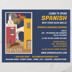スペインのシースペインのン，言語コ広告ース チラシ