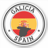 スペインのシールシール丸いフラグのラップトップの本… シール (正面)