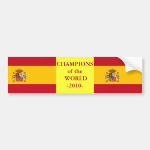 スペインのシール国旗 バンパーステッカー