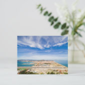 スペインのジブラルタル空港滑走路とラリーナ ポストカード (スタンド正面)