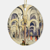 「スペインのスケッチ」からのコルドバのモスク、engra セラミックオーナメント (左)