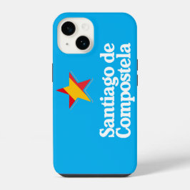 スペインのスターたち - サンティアゴ・デ・コンポステーラ iPhone 14ケース