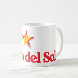 スペインのスター コスタ・デル・ソル コーヒーマグカップ