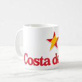 スペインのスター コスタ・デル・ソル コーヒーマグカップ (正面左)
