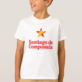 スペインのスター - サンティアゴ・デ・コンポステーラ Tシャツ