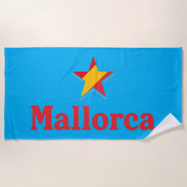 スペインのスター - マヨルカ島 ビーチタオル