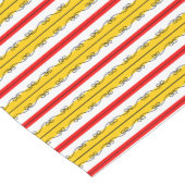 スペインのストライプ卓走者 ショートテーブルランナー (コーナー)