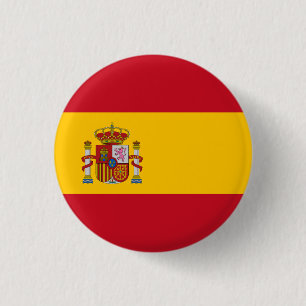 スペインのスペイン国旗 缶バッジ