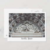スペインのセビリアからのはがき ポストカード (正面/裏面)