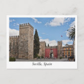 スペインのセビリアからのはがき ポストカード (正面)