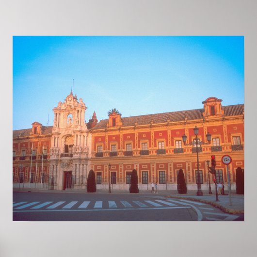 スペインのセビリアのパラシオ・デ・テルモ ポスター (正面)