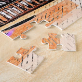 スペインのセビリア広場デエスパーニャ。 ジグソーパズル (側面)