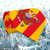 スペインのタイ、ファッションスペインの国旗のビジネス ネクタイ