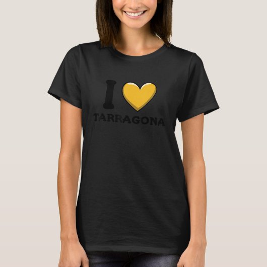 スペインのタラゴナが好き Tシャツ (正面)
