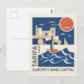 スペインのタリファ旅行 ポストカード (正面/裏面)