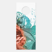 スペインのターコイズとコー結婚ラルが邪魔しない ドアノブサイン (裏面)