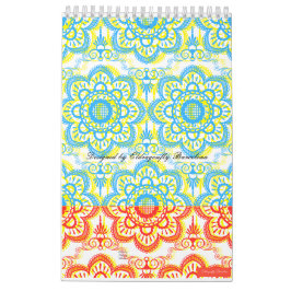 スペインのデザインプリント カレンダー