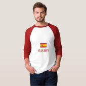スペインのトップ Tシャツ (正面フル)