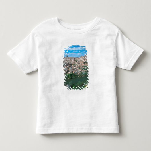 スペインのトレドの古都。 トドラーTシャツ (正面)
