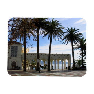 スペインのネルハの遊歩道の馬と馬車 マグネット