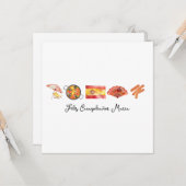 スペインのハッピーバースデー，フェリズクンプレーニョス，スペイン カード (正面/裏面インサイチュ)