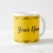 スペインのバラ名縁どmug jumbo ジャンボコーヒーマグカップ (正面右)