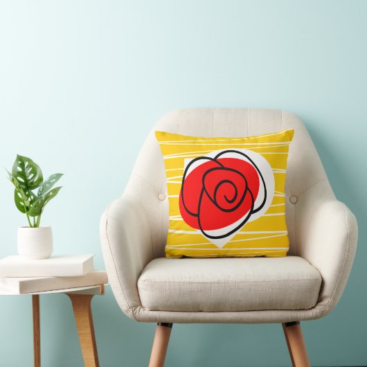 スペインのバラ枕広場 クッション (椅子)