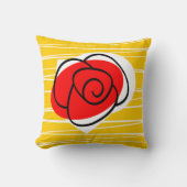 スペインのバラ枕広場 クッション (正面)