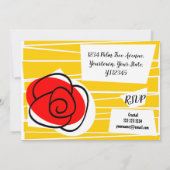 スペインのバラ案内 招待状 (裏面)