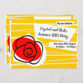 スペインのバラ案内 招待状 (正面/裏面)