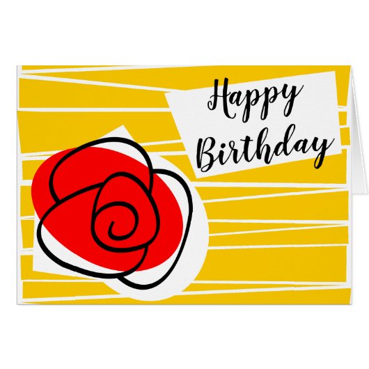 スペインのバラ誕生日文字景観 (正面横)