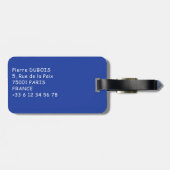 スペインのバルセロナにあるLa Sagrada Familiaのスパイア ラゲッジタグ (裏面横)