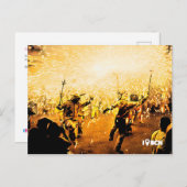 スペインのバルセロナのグラシア地区のコレフォックス ポストカード (正面/裏面)