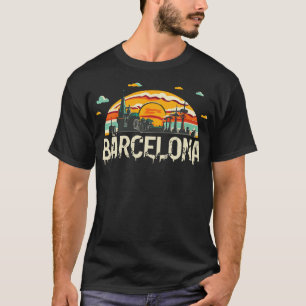 スペインのバルセロナシティ Tシャツ