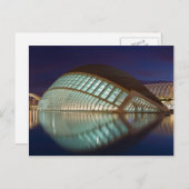 スペインのバレンシアの半球 ポストカード (正面/裏面)