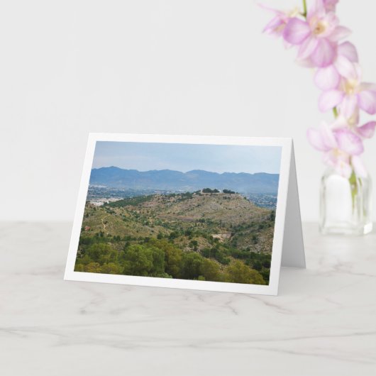 スペインのバレンシア州、リリアの景色 カード (蘭)