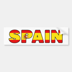 スペインのバンパーステッカー バンパーステッカー