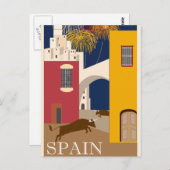 スペインのビンティング旅行 ポストカード (正面/裏面)