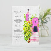スペインのピクカラフル・チャペル・メキ結婚シコ 招待状 (スタンド正面)