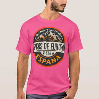 スペインのピコスデヨーロッパ Tシャツ