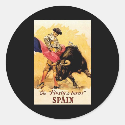 スペインのフィエスタデトロス ラウンドシール (正面)