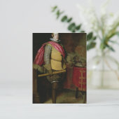 スペインのフィリップ4世のポートレート ポストカード (スタンド正面)