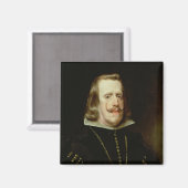 スペインのフィリップ4世， c.1656 マグネット (正面/裏面)