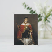 スペインのフェルディナンド七世は州の衣を着て ポストカード (スタンド正面)