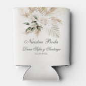 スペインのフローラブ結婚ルー 缶クーラー (裏面)